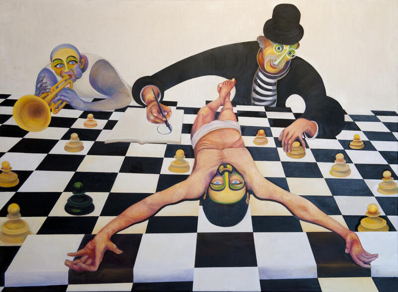 Philosopher and the Crucifixion (2022)