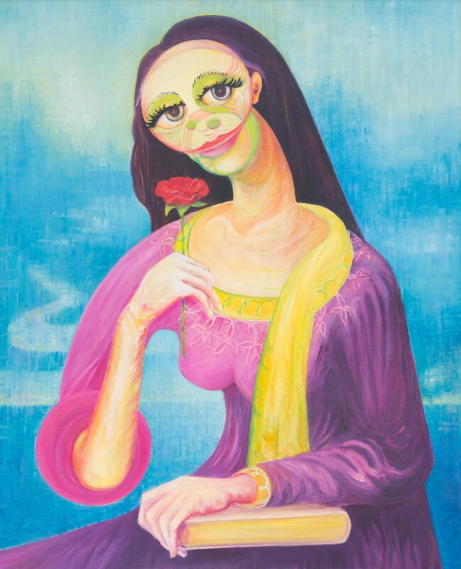 Mona Lisa with a Rose (2005)